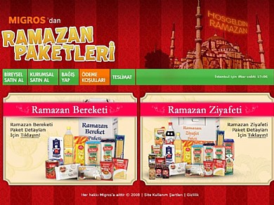 Migros Ramazan Minisite